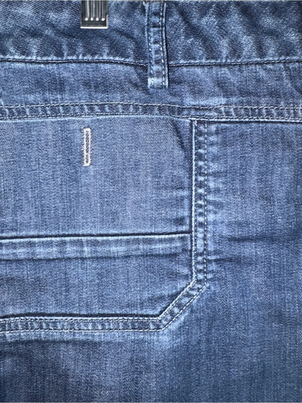 Level 99 Dark Blue Denim Mini Skirt